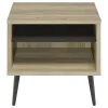 Coaster Fine Furniture 701037 Welsh - Square Engineered Wood Side End Table Antique Pine - Distressed Pine