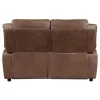 Coaster Fine Furniture 508282 Ellington - Upholstered Padded Arm Loveseat - Dark Brown