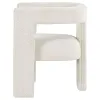 Coaster Fine Furniture 902881 Petra - Boucle Upholstered Accent Side Chair - White