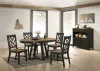 Intercon HP-TA-4260-BBP-C Intercon HP-TA-4260-BBP-C Harper - Round Dining Table - Brushed Brown / Pecan