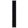 Coaster Fine Furniture 953478 Hawthorne - 4-Shelf Glass Door Tall Cabinet With Drawers - Black