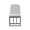 Intercon NV-CH-380C-MCA-RTA Navarro - Outdoor Dining Upholstered Side Chair - Mocha