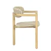 New Classic G6201-DC Sedona - Wood And Wicker Patio Dining Chair (Set of 2) - Natural / Brown