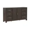 Liberty Furniture 313-BR31 Liberty Furniture 313-BR31 Modern Edge - 2 Door 6 Drawer Dresser - Caffe