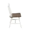 Liberty Furniture 741-C9000B Al Fresco - Slat Back Bench - Graphite & Whitestone