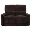Coaster Fine Furniture 609572 Navarro - Chenille Upholstered Reclining Loveseat - Dark Brown
