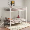 Coaster Fine Furniture 460361WHT Alevera - Metal Twin Over Twin Bunk Bed With Ladder - White