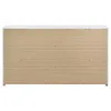 Coaster Fine Furniture 223093 Ines - 6-Drawer Bedroom Dresser Cabinet - White High Gloss