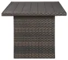 Ashley Furniture P455-625 Easy Isle - RECT Multi-Use Table - Dark Brown / Beige