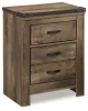 Ashley Furniture B446-92 Ashley Furniture B446-92 Trinell - Two Drawer Night Stand - Brown