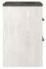 Ashley Furniture B1190-92 Gerridan - Two Drawer Night Stand - White / Gray