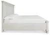 Ashley Furniture B742B24 Robbinsdale - Queen Panel Storage Bed - Antique White