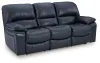 Ashley Furniture U43809/87/74 Ashley Furniture U43809/87/74 Leesworth - 2 Pc. - Power Reclining Sofa, Power Reclining Loveseat - Ocean
