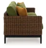 Ashley Furniture P572-838 Horizon Hall - Sofa With Cushion - Brown / Green