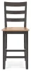 Ashley Furniture D396-124 Gesthaven - Barstool (Set of 2) - Natural / Brown