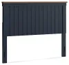 Ashley Furniture B414-57 Ashley Furniture B414-57 Landocken - Queen Panel Headboard - Brown / Blue