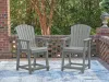 Ashley Furniture PCP227-124 Sanctuary Beach - Barstool (Set of 2) - Dark Gray