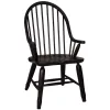 Liberty Furniture 17-C4051 Liberty Furniture 17-C4051 Treasures - Bow Back Arm Chair - Black