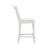 Liberty Furniture 244-B200024 Magnolia Manor - Ladder Back Counter Chair - Antique White