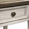 Liberty Furniture 824-OT1020 Heartland - Drawer End Table - Antique White / Tobacco Tops