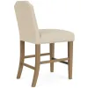 Riverside Furniture 92615 Mix-N-Match Chairs - Clipped Top Upholstered Stool (Set of 2) - Beige