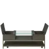 Riverside Furniture 92802 Hyde - Rectangular Cocktail Table - Dark Brown