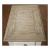 Riverside Furniture 59513 Riverside Furniture 59513 Myra - Chairside Table - Natural / Paperwhite