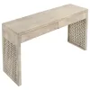 CoasterEssence 959543 Rickman - 2-Drawer Wood Entryway Console Table - White Washed