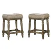 Intercon BI-BS-35LC-RDO-K24 Balboa Park - Backless Stool - Roasted Oak