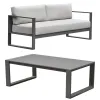 Intercon NV-SF-2880C-MCA-C Navarro - Sofa And Coffee Table - Mocha