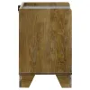 Coaster Fine Furniture 222972 Henderson - 1-Drawer LED Nightstand Bedside Table - Medium Oak
