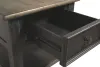 Ashley Furniture T736-3 Tyler Creek - Rectangular End Table - Grayish Brown / Black
