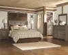 Ashley Furniture B251-57 Ashley Furniture B251-57 Juararo - Queen Panel Headboard - Dark Brown
