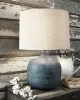 Ashley Furniture L207304 Malthace - Metal Table Lamp  - Patina