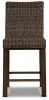 Ashley Furniture P750-130 Paradise Trail - Barstool (Set of 2) - Medium Brown