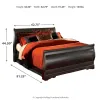 Ashley Furniture B128B4 Ashley Furniture B128B4 Huey Vineyard - Queen Sleigh Bed - Black
