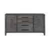 Liberty Furniture 406-HO120 Modern Farmhouse - Credenza - Dusty Charcoal