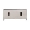Liberty Furniture 2146-AC1000 Kinsley - 4 Door Accent Cabinet - Washed Taupe / Silver Champagne