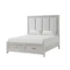 New Classic 00-2442-300 New Classic 00-2442-300 Fiona - 5/0 Queen Bed - Mist Gray