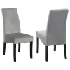 CoasterEssence 102062 Stanton - Upholstered Dining Side Chairs (Set of 2) - Gray