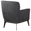 Coaster Fine Furniture 903082 Andrea - Upholstered Crecent Arm Accent Chair - Gray