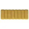 Coaster Fine Furniture 910292 Summer - Fabric Upholstered Tufted Accent Bench - Mustard Yellow