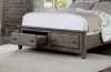 Furniture of America CM7461GY-CK-BED Durango - California King Bed
