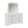 New Classic 00-493W-DM New Classic 00-493W-DM Lyndhurst - Dresser & Mirror - White