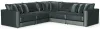 Jackson Furniture Industries 2245/36/31/59/37-35 Jackson Furniture Industries 2245/36/31/59/37-35 Remington - 5 Piece Modular Sectional - Pine