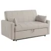 Coaster Fine Furniture 350142 Portland - Boucle Upholstered Sleeper Sofa Bed - Latte