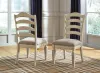 Ashley Furniture D743-01 Realyn - Dining UPH Side Chair (Set of 2) - Ladderback - Chipped White