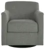 Ashley Furniture A3000326 Bradney - Swivel Accent Chair - Gray