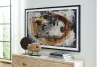 Ashley Furniture A8000374 Clefting - Wall Art - Black / Caramel / Tan