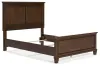 Ashley Furniture B685/31/36/84/86/87/92(2) Ashley Furniture B685/31/36/84/86/87/92(2) Danabrin - 7 Pc. - Dresser, Mirror, Full Panel Bed, 2 Nightstands - Brown